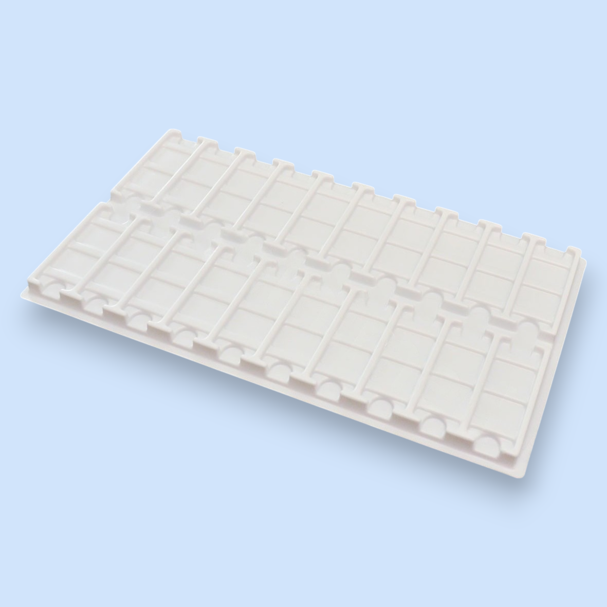 Планшет на 20 лунок,для предметных стекол,п/с,инд.уп.Минимед