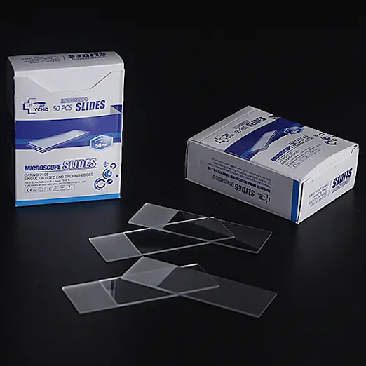 Стекло предметное 75*25*1,1мм,шлиф.край,полоса для записи,ШТ.(72шт/уп) Янченг.