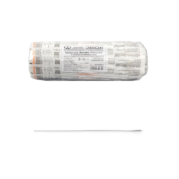Тампон-зонд без пробирки  /пластик-вискоза/ ,стерильн.инд.уп.Минимед18000821