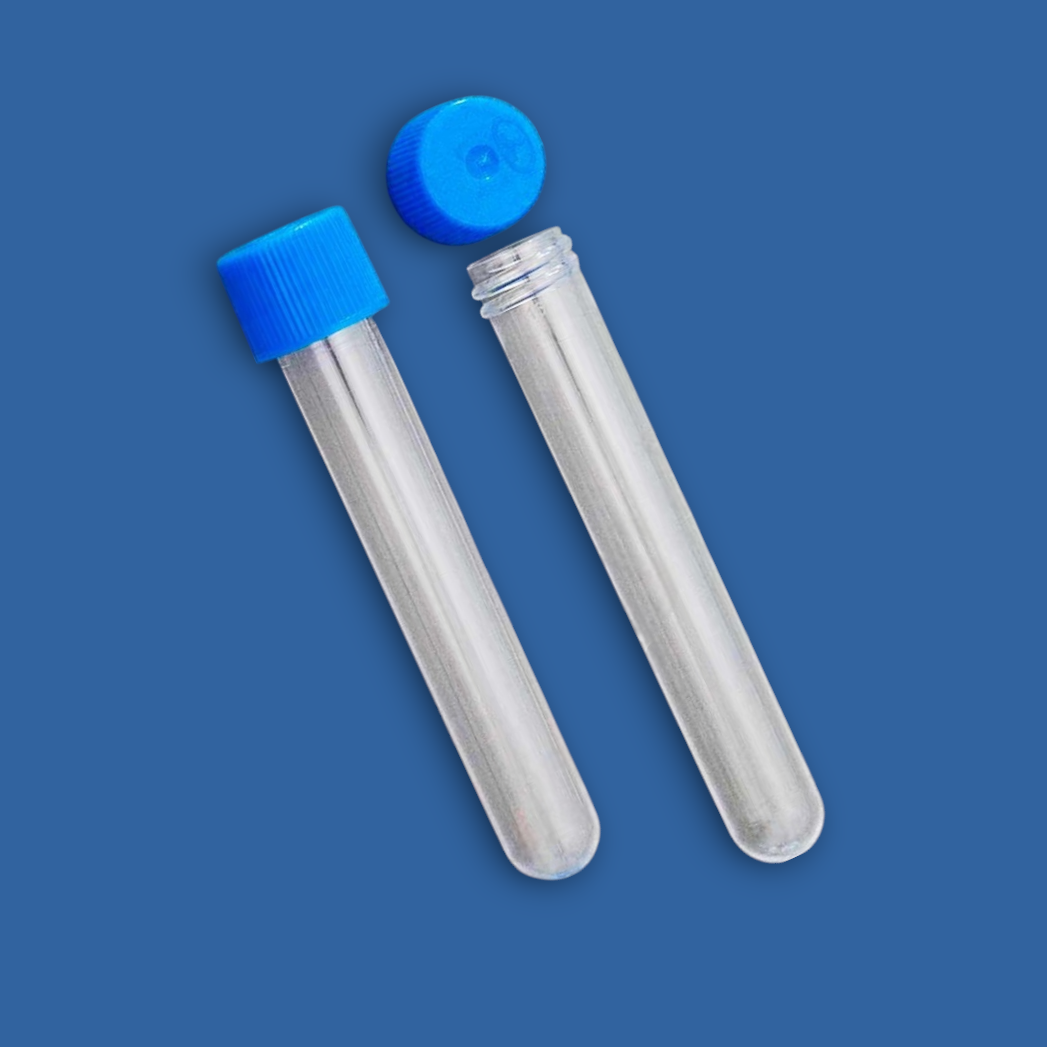 Пробирка 10 мл,16*100мм,цилиндрическая с крыш.,п/с,НЕстерил.,без дел.ШТ.Минимед