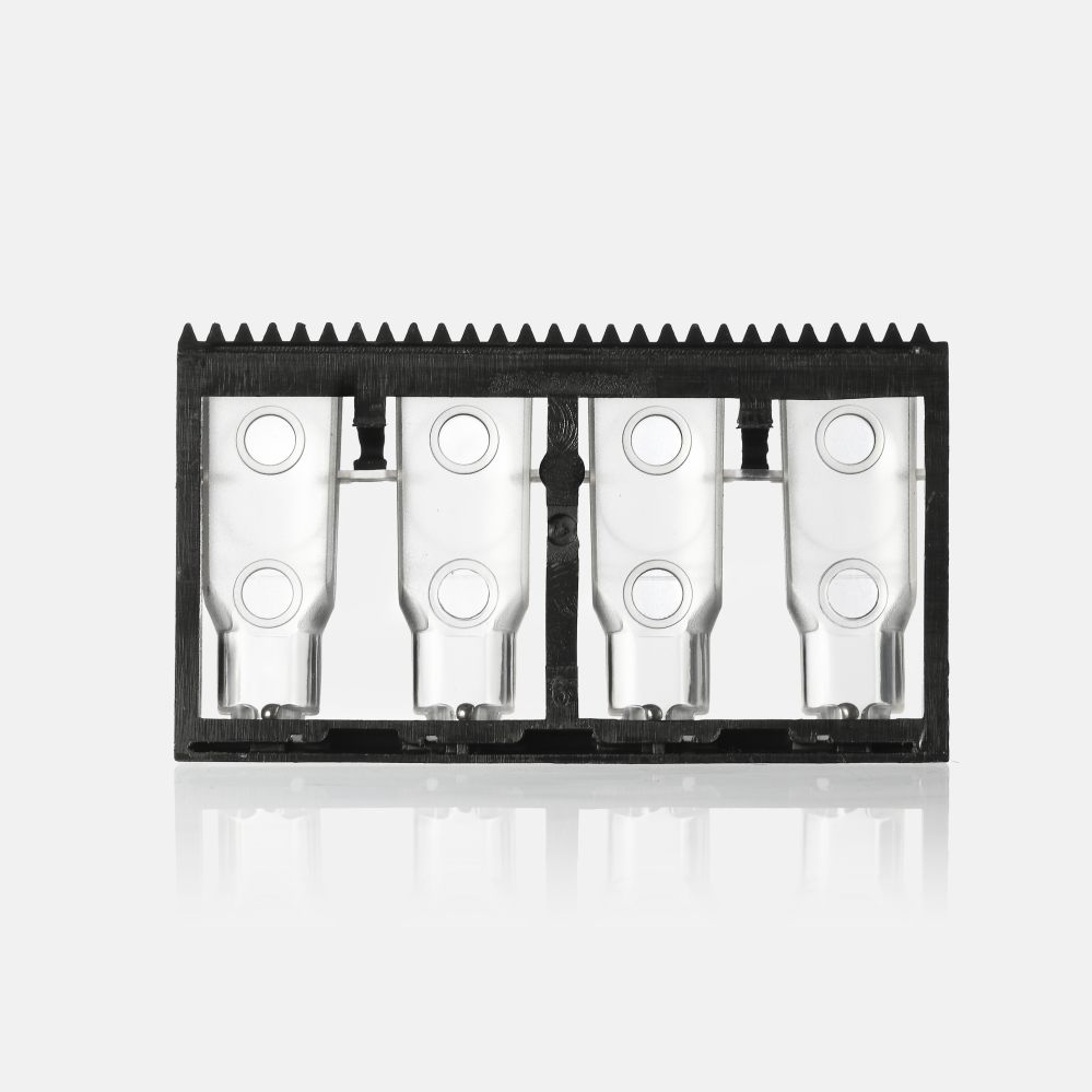 Кюветы А01 совмест. автомат коагулометром Thrombolyzer XR,СТРИП!!!.(шт=1стрип*4.)Чжэцзян