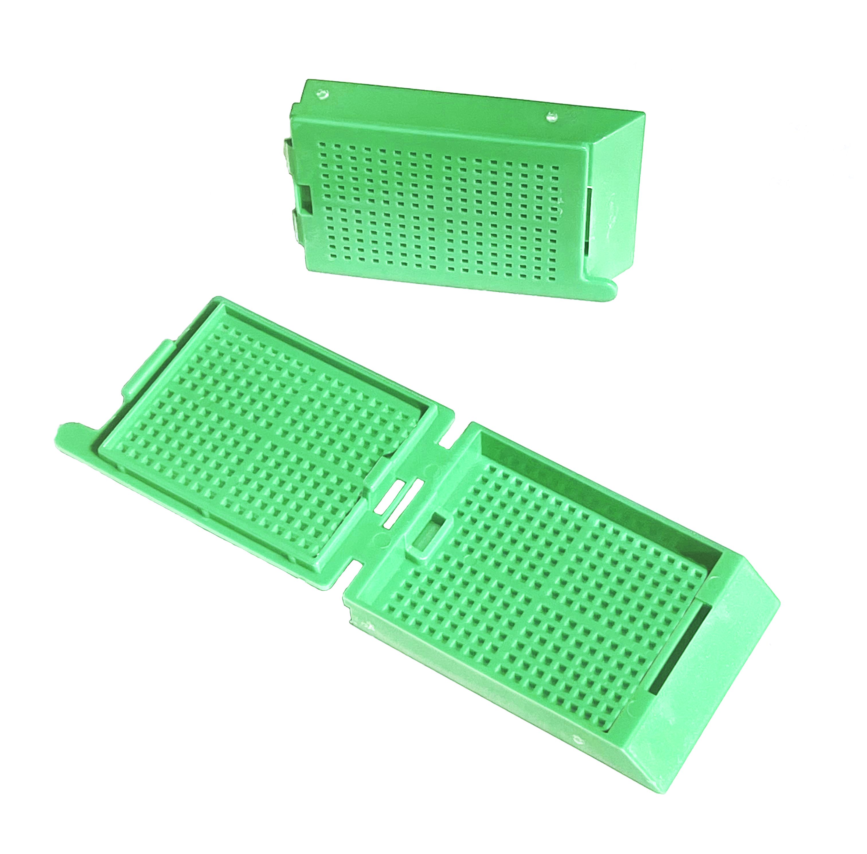 Кассеты биопсийные Зеленые (уп/250шт).Полиэфир