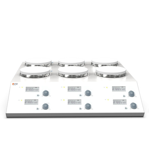 Мешалка магнитная шестиместная DLAB MS-M-S6 