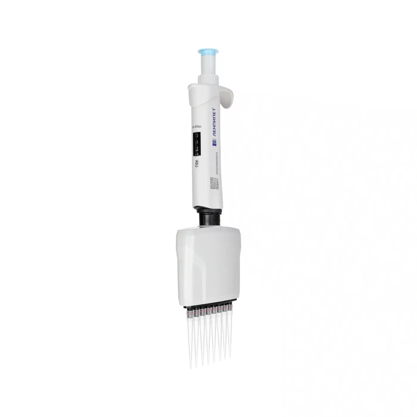 Дозатор 30-300 мкл пипеточный 8-канальный ЛЕНПИПЕТ 4032003