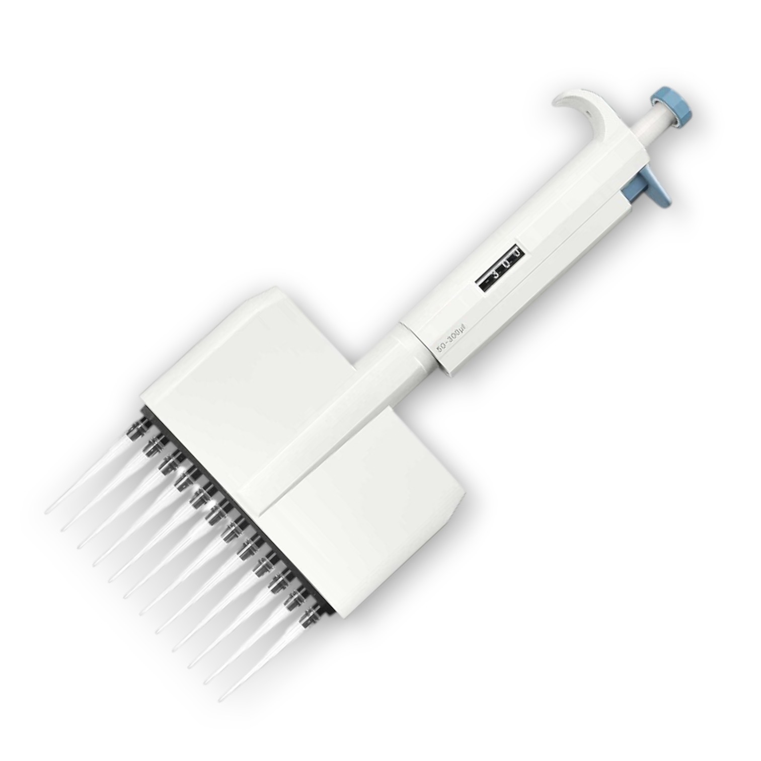 Дозатор 50-300 мкл 12-канальная (TopPette). Китай