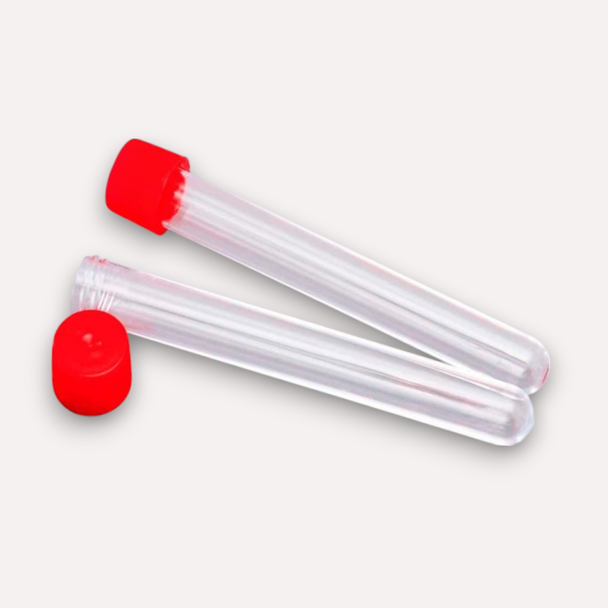 Пробирка 10 мл,16*100мм,цилиндрическая с винт.крыш,п/с,без дел,стерил.шт(уп/100шт).Минимед 110005690