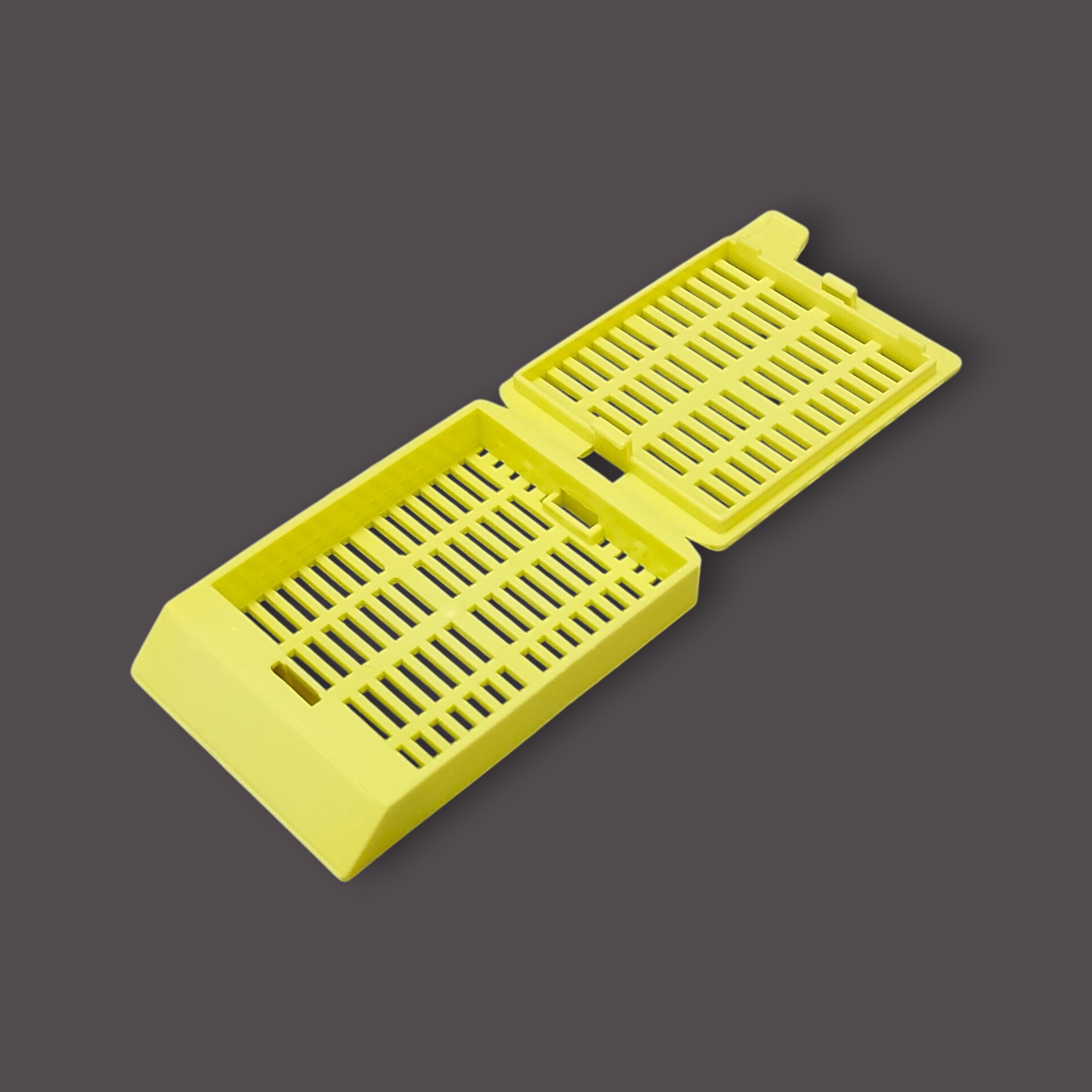 Кассеты гистологические д/принтера,Желтые+Доп.отверстия. шт.(уп/250шт.)Citotest