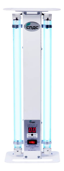 Облучатель УФ - бактерицидный «СПДС» в варианте исполнения ОБПН-70-«СПДС» (переносной настольный отк