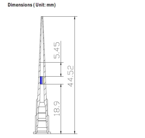 Наконечники 10 мкл,без фильтра,Нестер,Удлиненные,уп/1000шт,Dnase/Rnase-free.Джэт Био-Филтрэйшн 