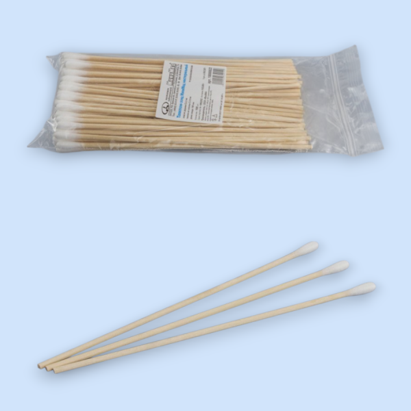 Тампон-зонд без пробирки /дерево-хлопок/ НЕстерильн.ШТ.(уп/100шт). 18000822