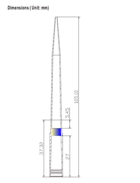 Наконечники 100-1000мкл,с Без фильтра,стерильные,Удлинен,уп/1000шт,апироген.Jet Biofil 