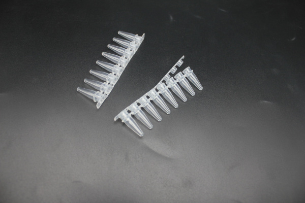 Пробирки 0,2мл для ПЦР с Плоской крышкой стерильные.уп/8*125шт.Китай Шанью